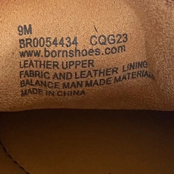 Born Contessa Navy Leather Buckle Platform Loafers Women Size 9 - Picture 7 of 11